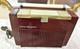 Vintage 1952 General Electric Burgundy 4-tube Portable Am Radio Model 607 Works