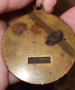 VINTAGE GE GENERAL ELECTRIC 2.5 CAST BRASS / Medallion/ Fob