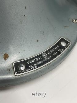 VINTAGE GE GENERAL ELECTRIC 3 SPEED VORTALEX OSCALLITING FAN Tested And Working