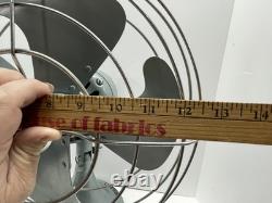 VINTAGE GE GENERAL ELECTRIC 3 SPEED VORTALEX OSCALLITING FAN Tested And Working