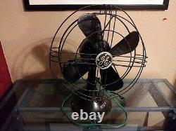VINTAGE GE General Electric Oscillating 2 speed Fan Working New Cord
