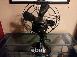 VINTAGE GE General Electric Oscillating 2 speed Fan Working New Cord