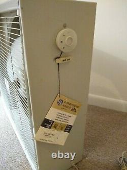 VINTAGE GENERAL ELECTRIC BOX FAN 3 SPEED 20 REVERSIBLE withInstructions W-13