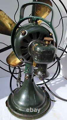 VINTAGE GENERAL ELECTRIC GE Oscillating Fan NP 16652 Form AE2 Type AOU 1920's
