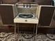 Vintage General Electric Stereophonic Trimline300 Record Player Withcart Works