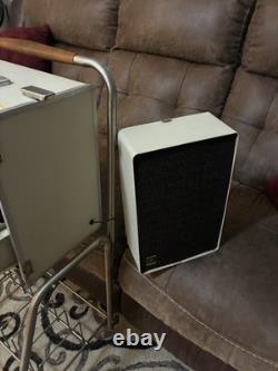 VINTAGE GENERAL ELECTRIC STEREOPHONIC TRIMLINE300 RECORD PLAYER WithCART WORKS