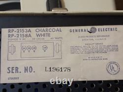 VINTAGE GENERAL ELECTRIC STEREOPHONIC TRIMLINE300 RECORD PLAYER WithCART WORKS