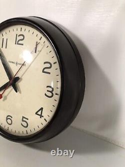 VINTAGE GENERAL ELECTRIC School Wall Clock Model 2912B Bakelite Made In USA