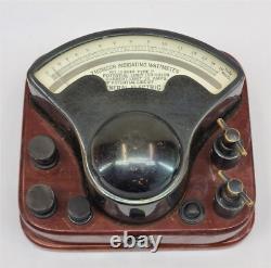 VINTAGE General Electric (GE) Thompson Indicating Wattmeter Type P WITH BOX