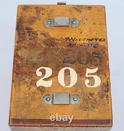 VINTAGE General Electric (GE) Thompson Indicating Wattmeter Type P WITH BOX