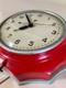 Vintage Mid-century General Electric Red Dot Wall Clock 8 Red Scalloped Edge