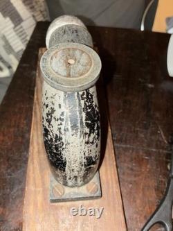 VINTAGE WWII era General Electric MAGNETRON MAGNET Miltary Radar Yoke Magnet