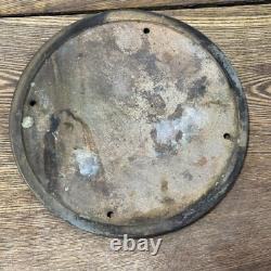 VTG Antique GE General Electric Brass Emblem Advertising Equipment Plaque 5 3/4