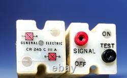 VTG GE CR245 Static Control Logic Rack With 8 Elements AA Frame 1973 ST Code