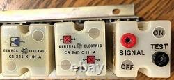 VTG GE CR245 Static Control Logic Rack With 8 Elements AA Frame 1973 ST Code