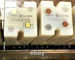 VTG GE CR245 Static Control Logic Rack With 8 Elements AA Frame 1973 ST Code