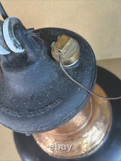 VTG General Electric Copper & Cast Iron Novalux Street Lamp 18 UNTESTED WOW