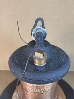 VTG General Electric Copper & Cast Iron Novalux Street Lamp 18 UNTESTED WOW