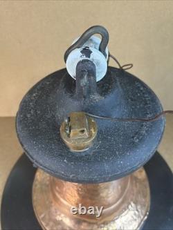 VTG General Electric Copper & Cast Iron Novalux Street Lamp 18 UNTESTED WOW