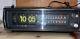 Vtg General Electric Flip Clock Alarm Clock Radio Ge Glowing Numbers 7-4333