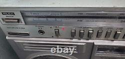 VTG General Electric GE BLOCKBUSTER 3-5259A Boombox Ghetto Blaster Hip Hop 80s
