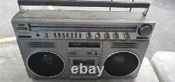 VTG General Electric GE BLOCKBUSTER 3-5259A Boombox Ghetto Blaster Hip Hop 80s