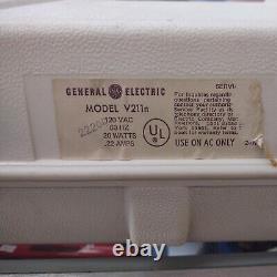 VTG General Electric V211n Solid State Portable Suitcase Record Player works