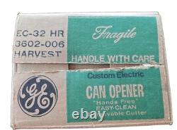 VTG NEW OLD STOCK General Electric GE Can Opener EC32 HR Harvest SEALED UNOPENED
