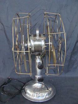 Ventilatore General Electric Doppia Pala Vintage Epoca Old Double Fan Italy