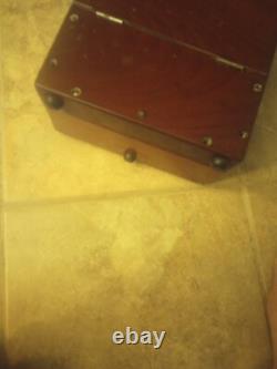 Very Nice General Electric Mil-ammeter Nickel Plate In Wooden Box