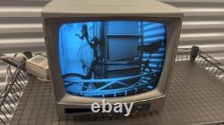 Vintage 12 General Electric CRT with Home Security CCTV System 2 Cameras B&W CRT