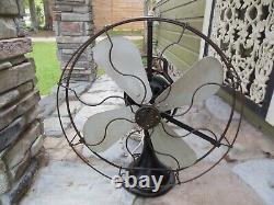 Vintage 16 GE Electric Brass Cage / Parts Fan Type AO 75425 General Electric
