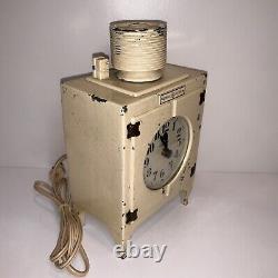 Vintage 1930's GE Refrigerator Clock Telechron Original Paint Working