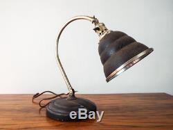 Vintage 1930s Art Deco Desk Lamp Machine Era Decor General Electric Lighting