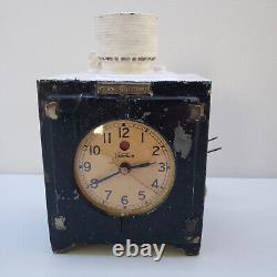 Vintage 1930s General Electric Telechron GE Monitor Top Refrigerator Clock Test