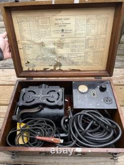 Vintage 1935 WWII Style General Electric Model F Portable X-Ray Machine
