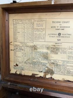 Vintage 1935 WWII Style General Electric Model F Portable X-Ray Machine