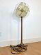 Vintage 1936 Art Deco General Electric Ge Oscillating Floor Pedestal Fan 49x716