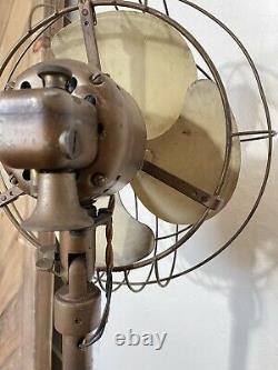 Vintage 1936 Art Deco General Electric GE Oscillating Floor Pedestal Fan 49X716