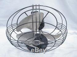 Vintage 1940 General Electric GE Vortalex Art Deco Oscillating Fan 10
