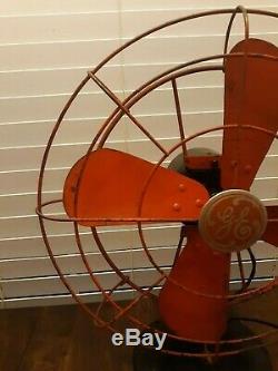 Vintage 1940's General Electric Oscillating Fan Working Order