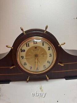 Vintage 1940's General Electric Telechron Gloucester electric ships bell clock