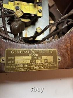 Vintage 1940's General Electric Telechron Gloucester electric ships bell clock