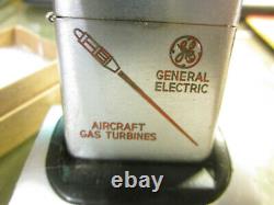 Vintage 1950's GE General Electric Aircraft Gas Turbine Engines ZIPPO LIGHTER