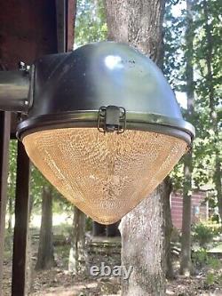 Vintage 1950's General Electric GE Form 250 Street Light Holophane Lens