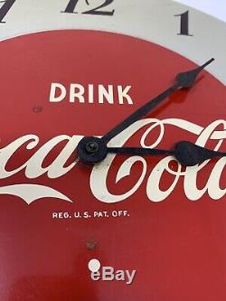 Vintage 1950s Coca-Cola Clock General Electric
