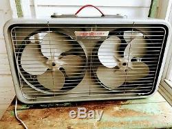 Vintage 1950s General electric Automatic Double Fan