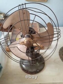 Vintage 1950s Industrial General Electric Table Fan