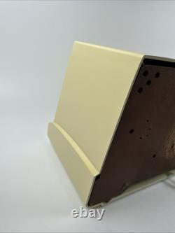 Vintage 1951 General Electric Tube Radio Model 423 Ivory radio Works TV PROP