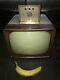 Vintage 1956 Ge General Electric Portable 12 Television Tv Alarm Clock Rare